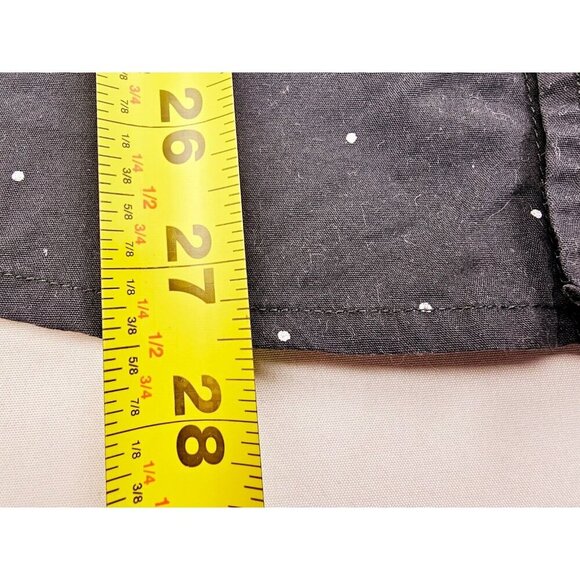 Gentlemen's Outfitters Size Medium Men Black White Polka Dots Short Sleeve Shirt - Picture 7 of 9